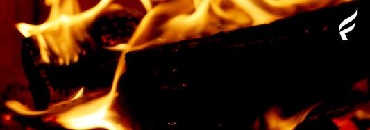 Image of a wood burning fire