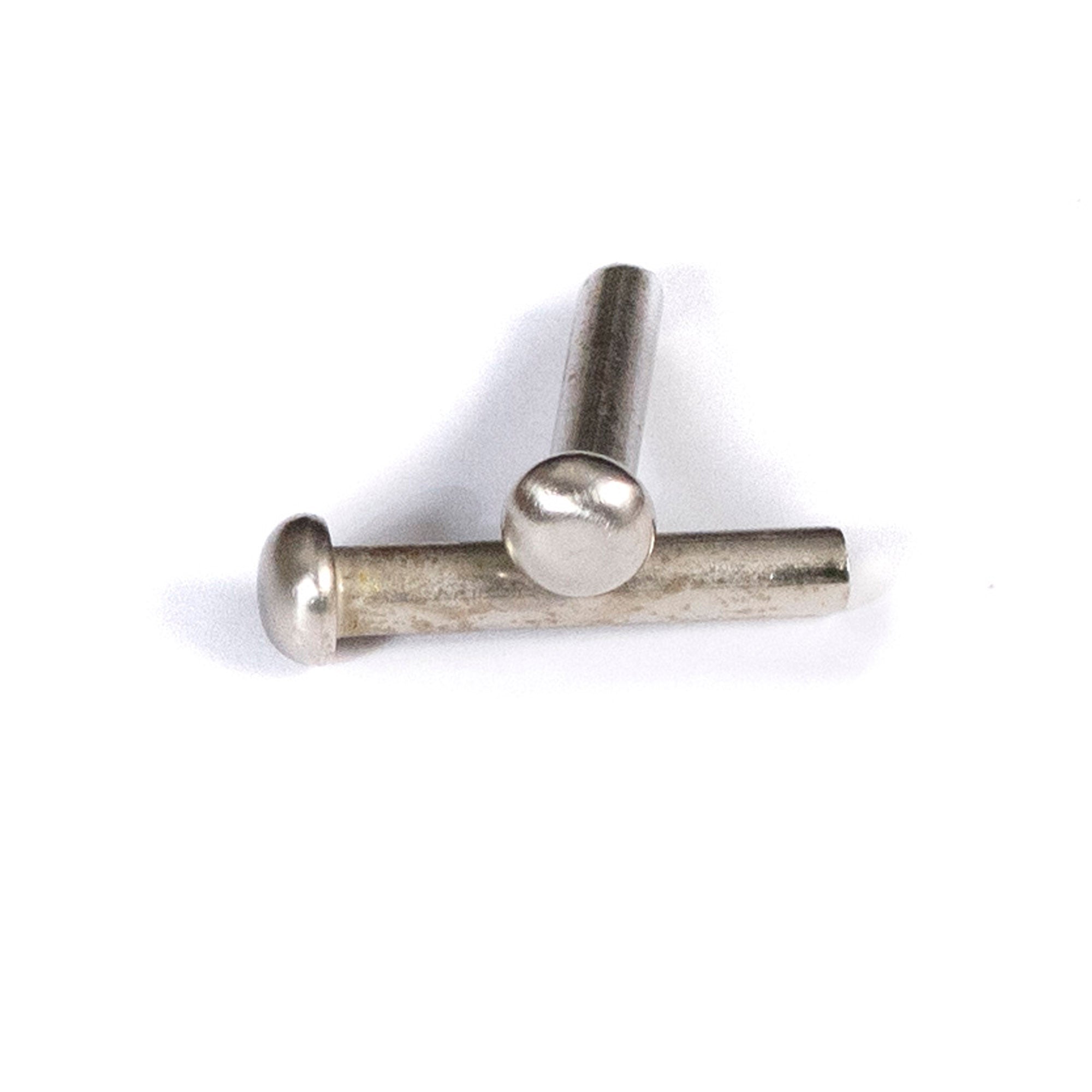 Forged Rivet PelPro Nickel Rivet Pkg of 2 | Forge & Flame