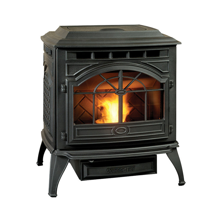QuadraFire Castile Pellet Stove & Flame